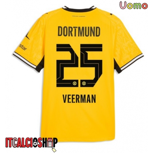 Borussia Dortmund Joey Veerman #25 Prima Maglia 2026-27 Manica Corta